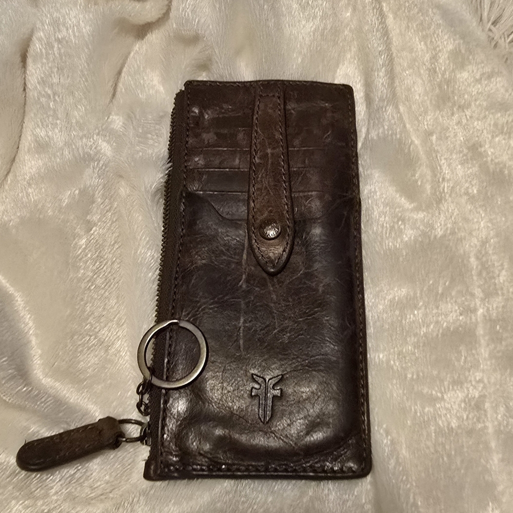 FRYE Melissa Leather Wallet Card Wallet